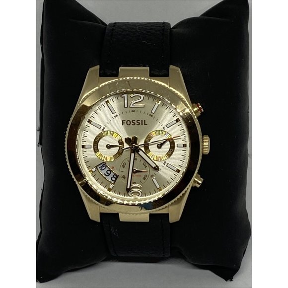 Fossil Perfect Boyfriend ES3885 Women's Leather An - Picture 1 of 12